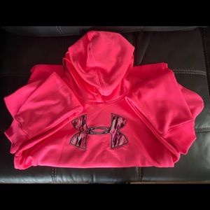 Women’s Bright Pink Under Armour Sweatshirt
